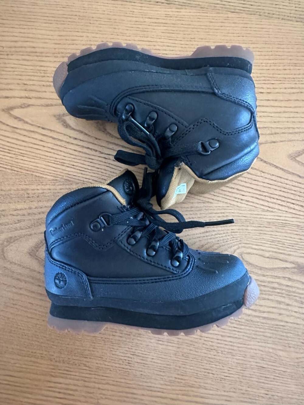 Timberland Euro Hiker Shell Toe Boot Toddler 'Black Gum' / TB0A1NJ4 001 / TD 5.5